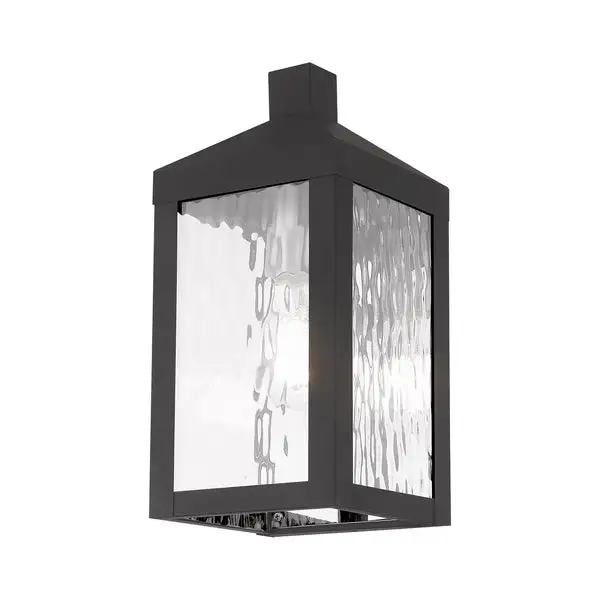 Livex Lighting Nyack 1-Light Black Outdoor Wall Lantern - 5