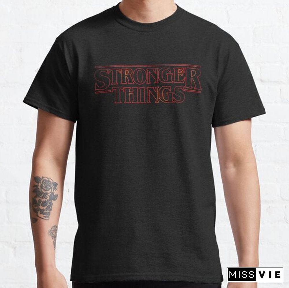 Stranger Things Fitness Stronger Things Classic T-Shirt