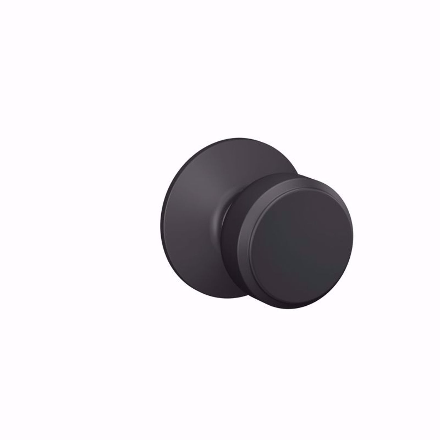 Schlage Bowery Matte Black Knob Right or Left Handed