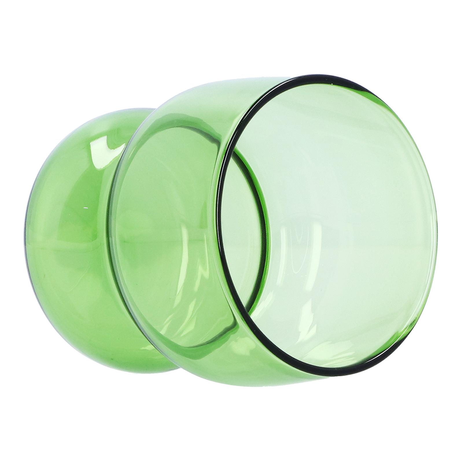 High Borosilicate Glass Cup Heatresistant Drinking Juice Cup For Home Hotel Coffee Shopgreen