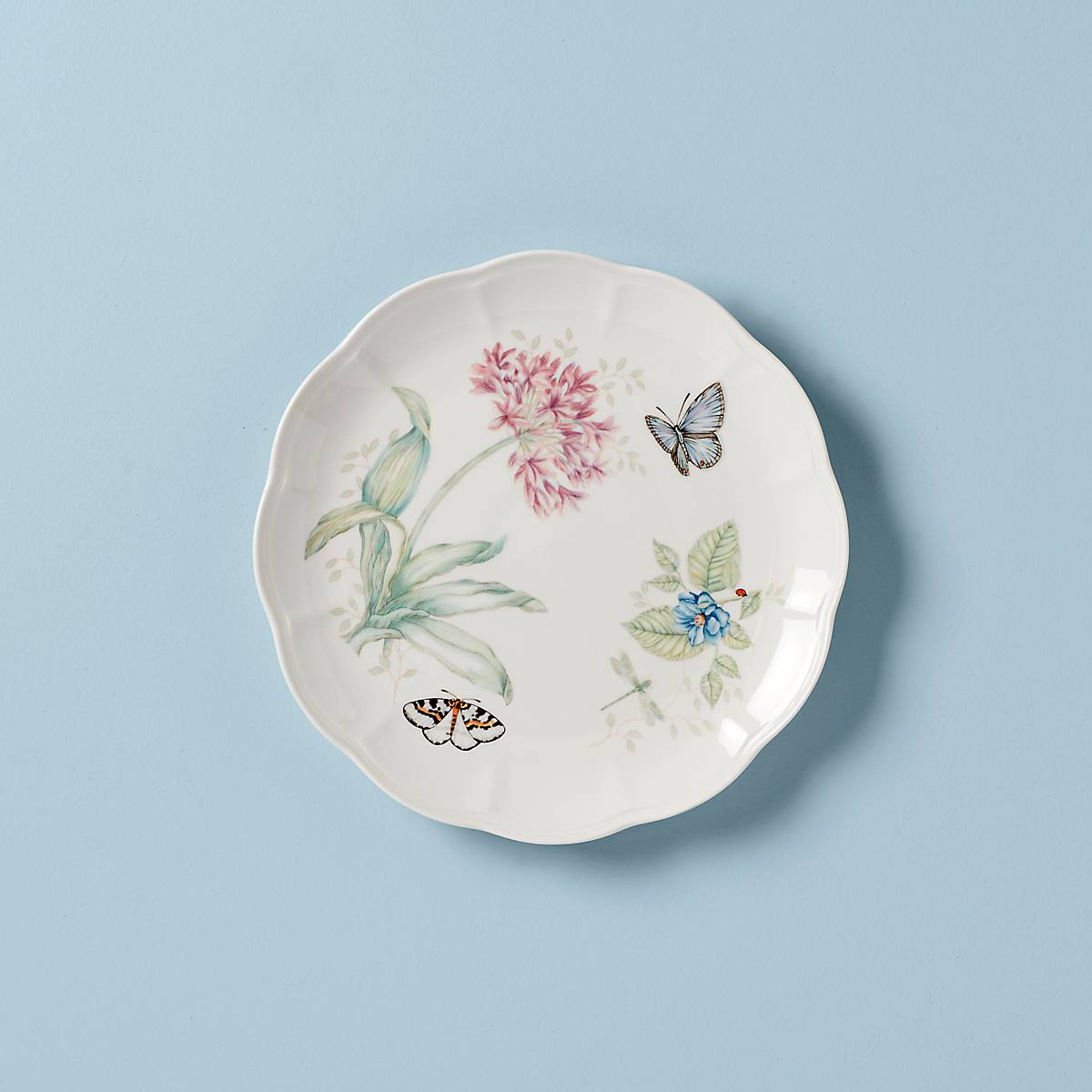 Butterfly Meadow Blue Butterfly Dinner Plate