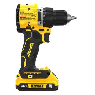 DW ATOMIC 20-Volt Lithium-Ion Cordless Compact 12 in. DrillDriver Kit with 2.0Ah Battery Charger and Bag DCD794D1