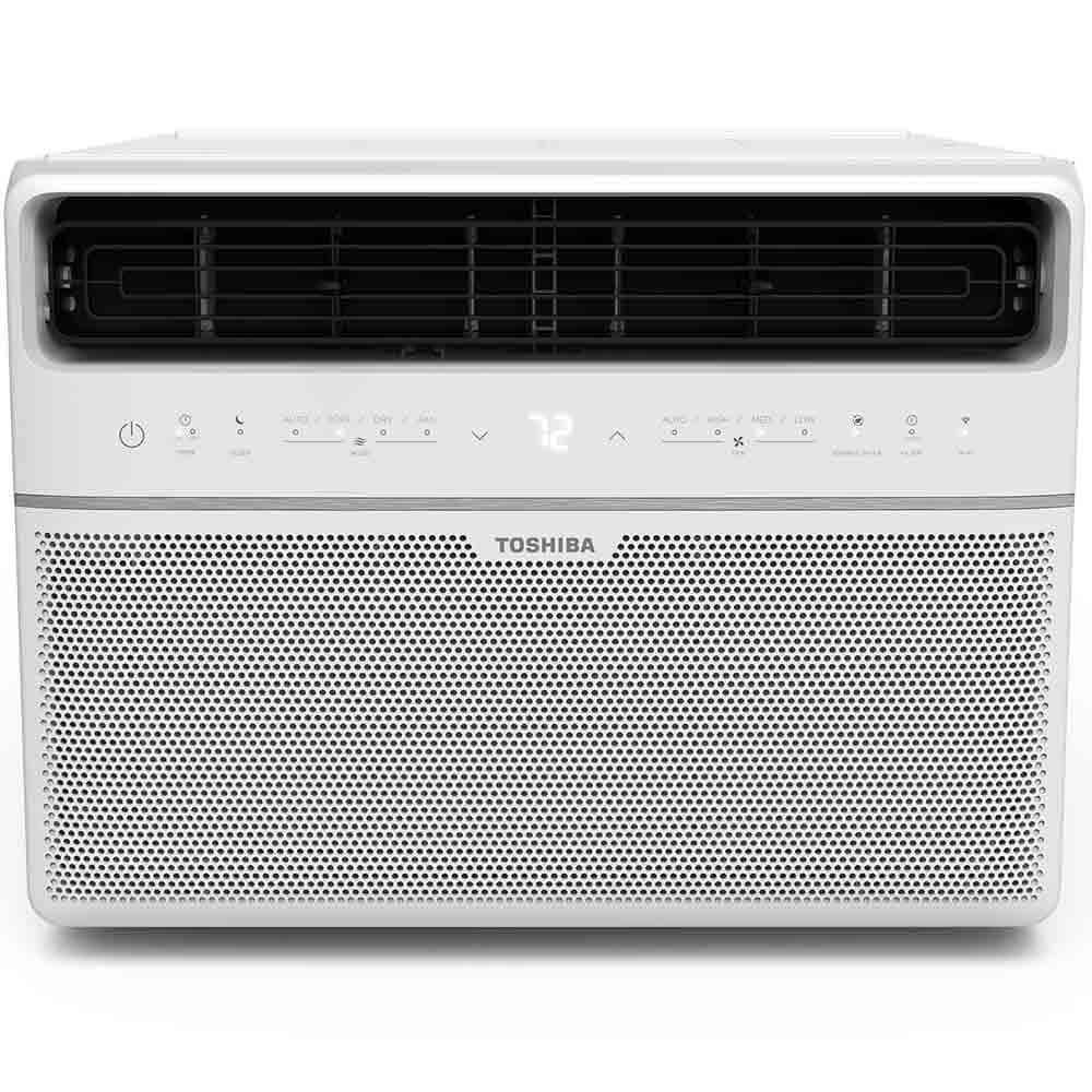 Toshiba 10000 BTU 115Volt Smart WiFi Touch Control Window Air Conditioner with Remote and ENERGY STAR in White