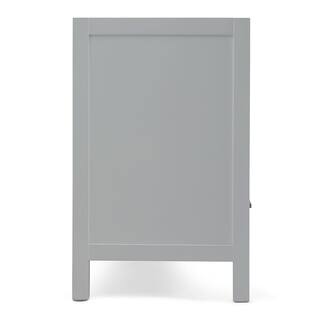 ARIEL Cambridge 72 in. W Vanity Cabinet Only in Grey A073D-BC-GRY