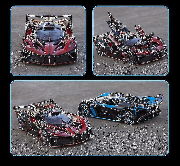 For Bugatti Bolide Supercar Metal Vehicle Racing Toys For Boys 1:24 Alloy Car Diecast High