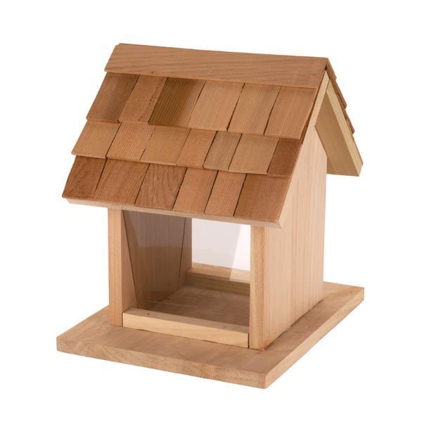 Sawdust Brothers Bird Feeder Kit， Finished 10” x 10” x 8”