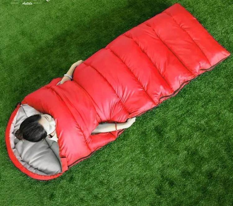 Thickened protection and warmth outdoor camping leisure nap stretchable functional sleeping bag machine washable shaped cotton