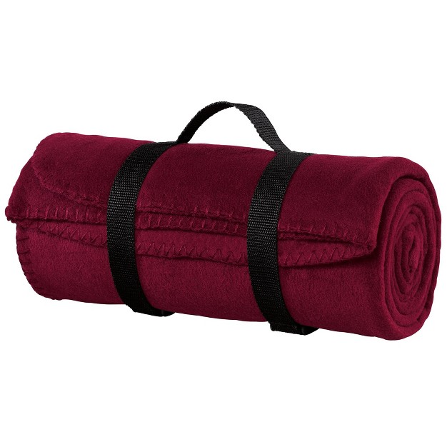 Port Authority Value Fleece Blanket With Carrying Strap