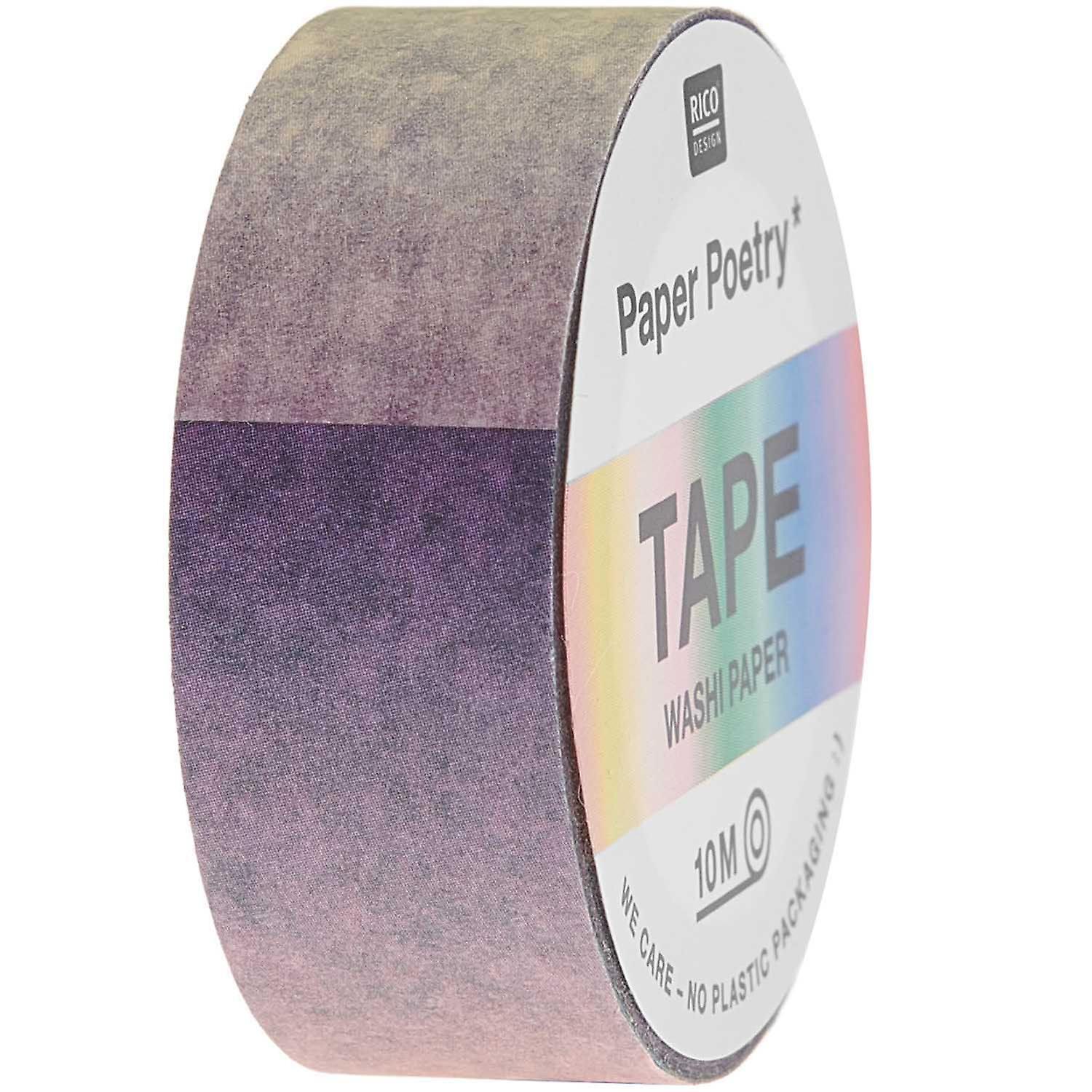 Masking tape rainbow