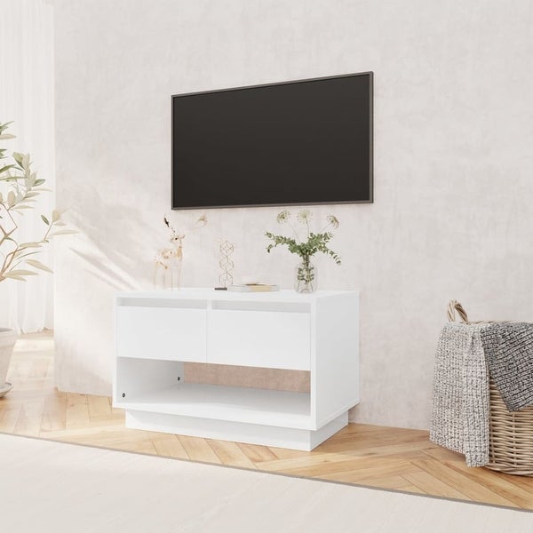 TV Cabinet High Gloss White 27.6