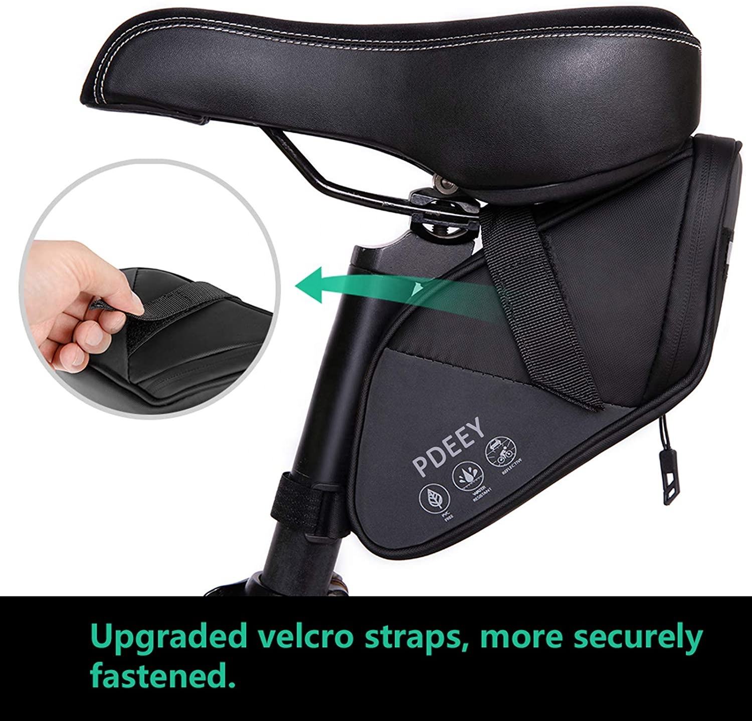 Bike Saddle Bag Bicycle Under Seat Pouch Cycling Wedge Pack for Mountain Road Cycling Accessories Storage Bag