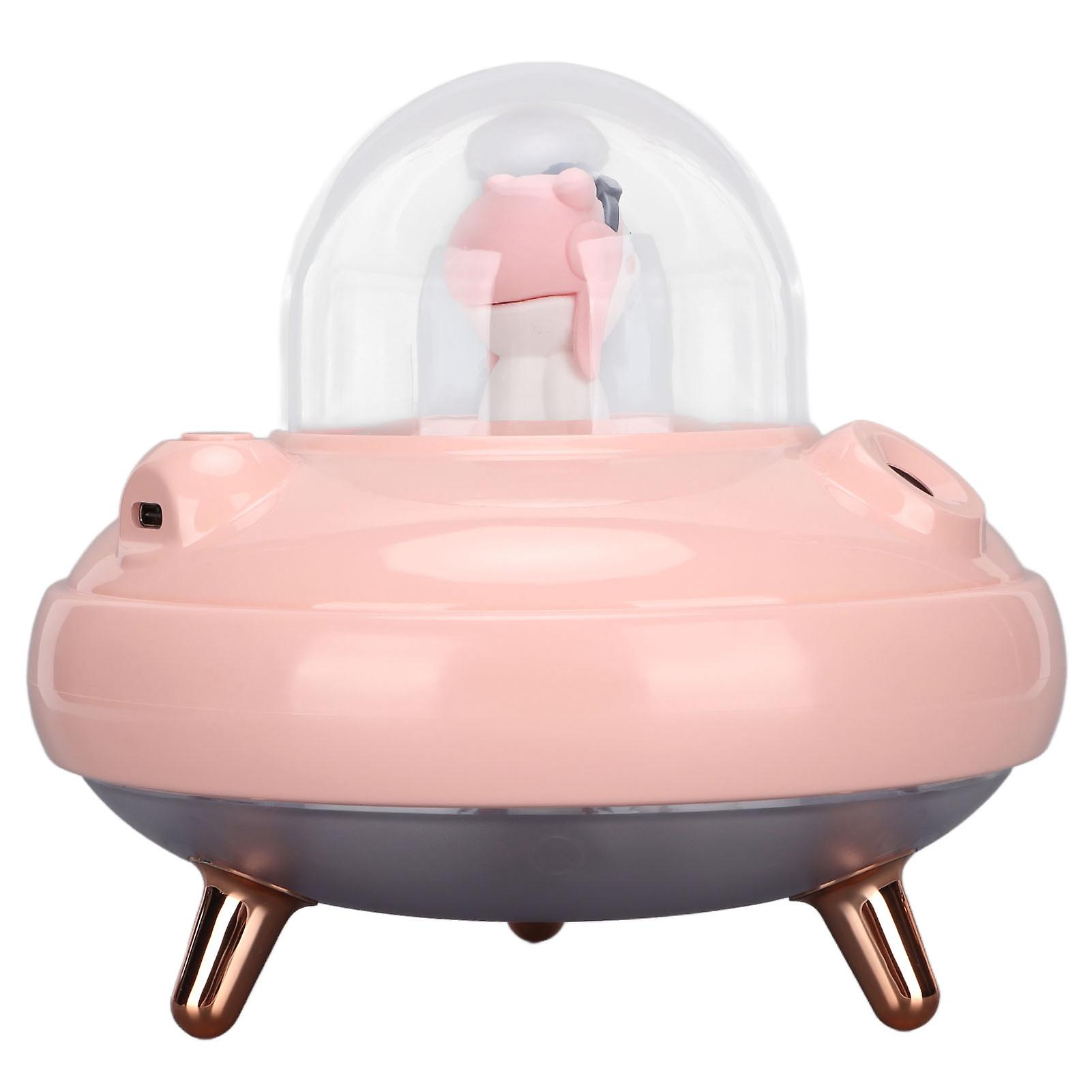 Ufo Cute Mini Humidifier 500ml Double Nozzles Small Cool Mist Humidifier For Office Travel Bedroom Baby Room Carpink