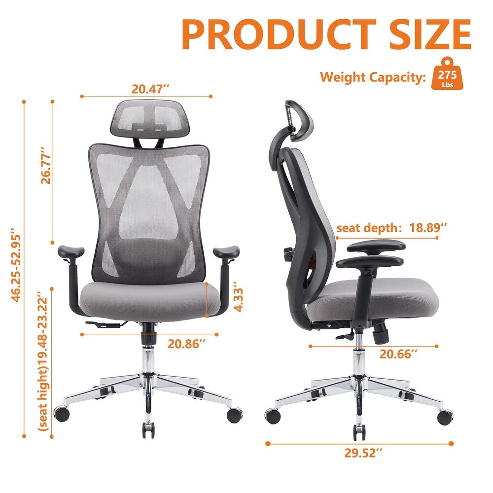 High Back Mesh Office Chair  Modern Computer Chair with \