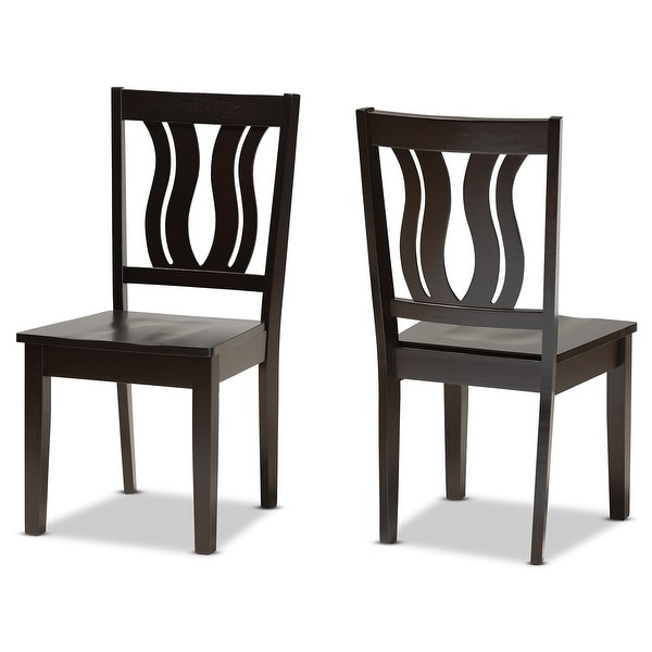 Fenton Mid-Century Modern 2-Piece Dining Chair Set
