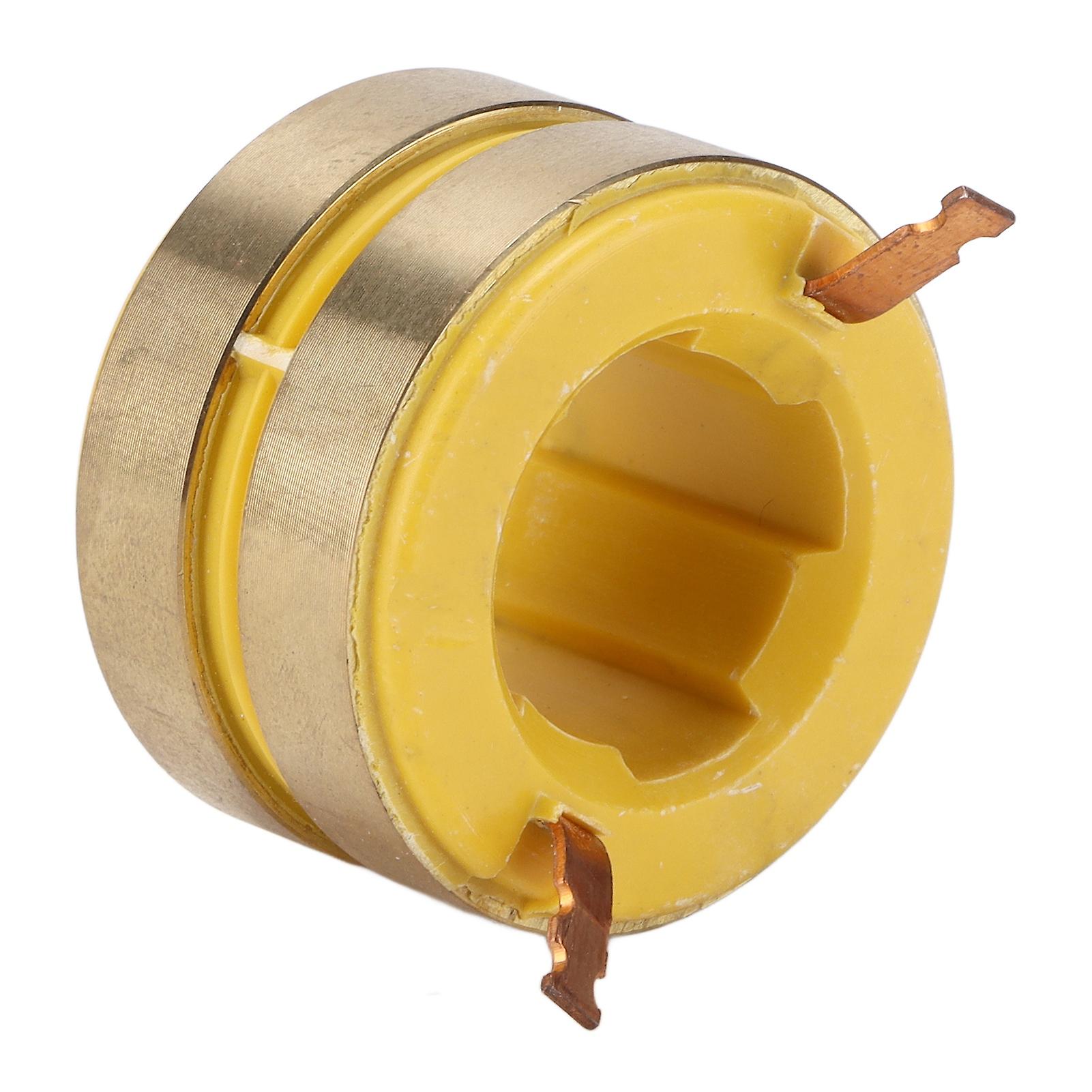 Slip Ring Brass Conductive Collector 2 Way 22mm Id 38mm Od For 168f Gasoline Generator