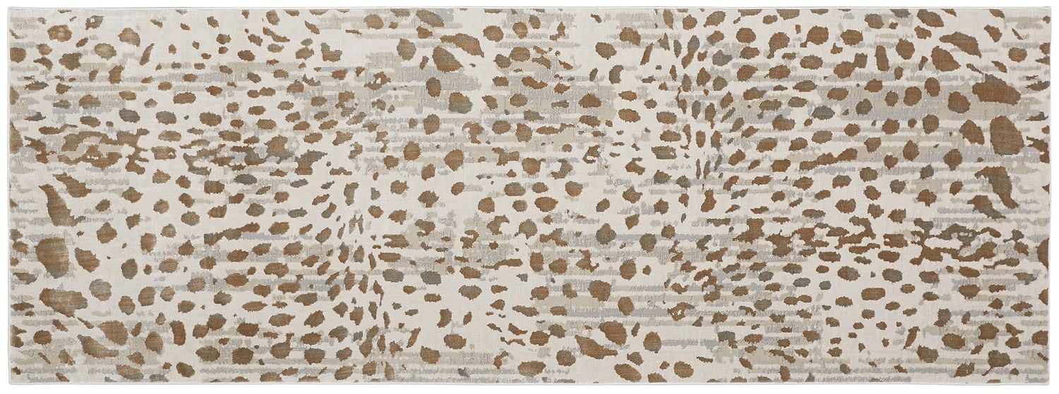 Vanhorn Brown and Ivory Rug by BD Fine