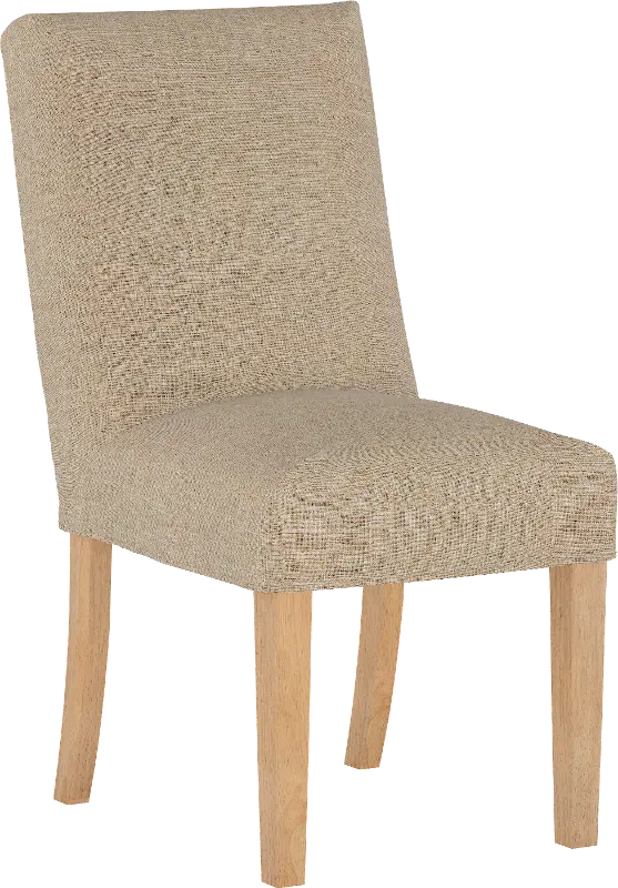 Jennifer Beige Slipcover Upholstered Dining Chair - Skyline Furniture