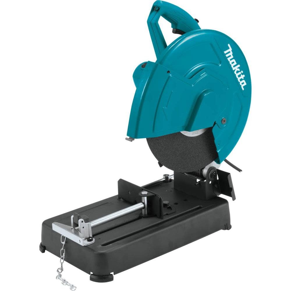 Makita 14 In. Cut-Off Saw with 4-1/2 In. Paddle Switch Angle Grinder LW1401X2 from Makita