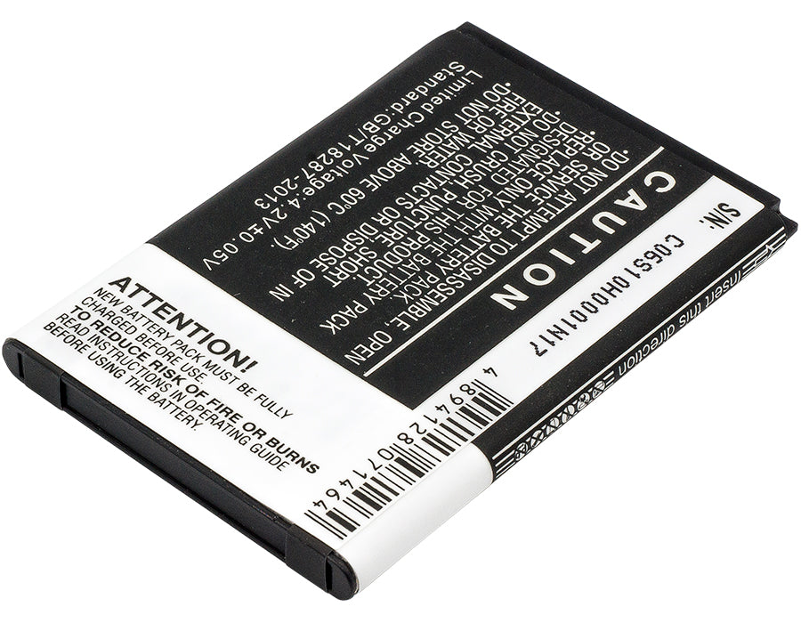 Alcatel One Touch 993D One Touch 995 OT99 1750mAh Replacement Battery BatteryClerkcom Mobile Phone