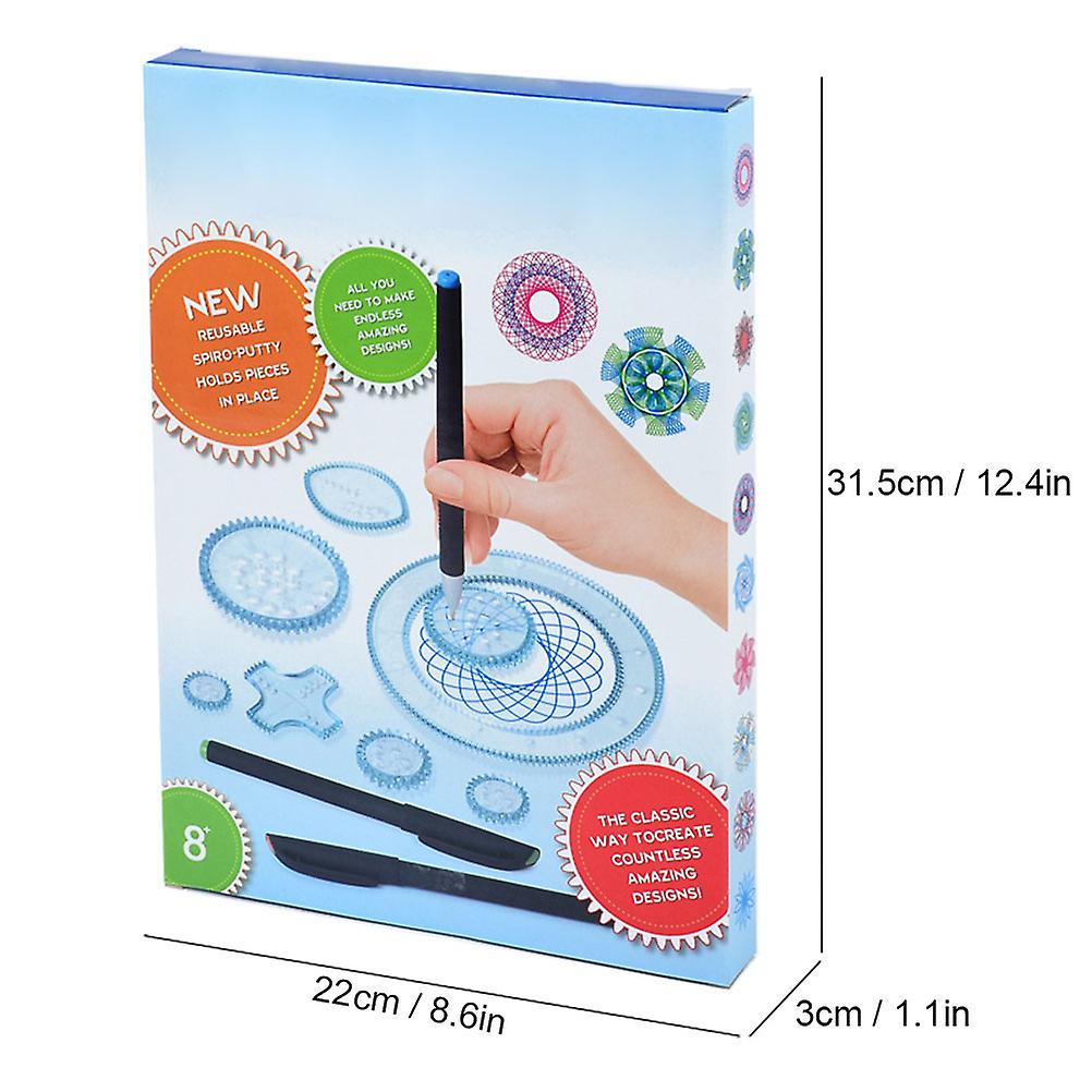 21 Pcs Children Drawing Template Ruler Stationery Drawing Picture Ruler Set Toy Curve Ruler