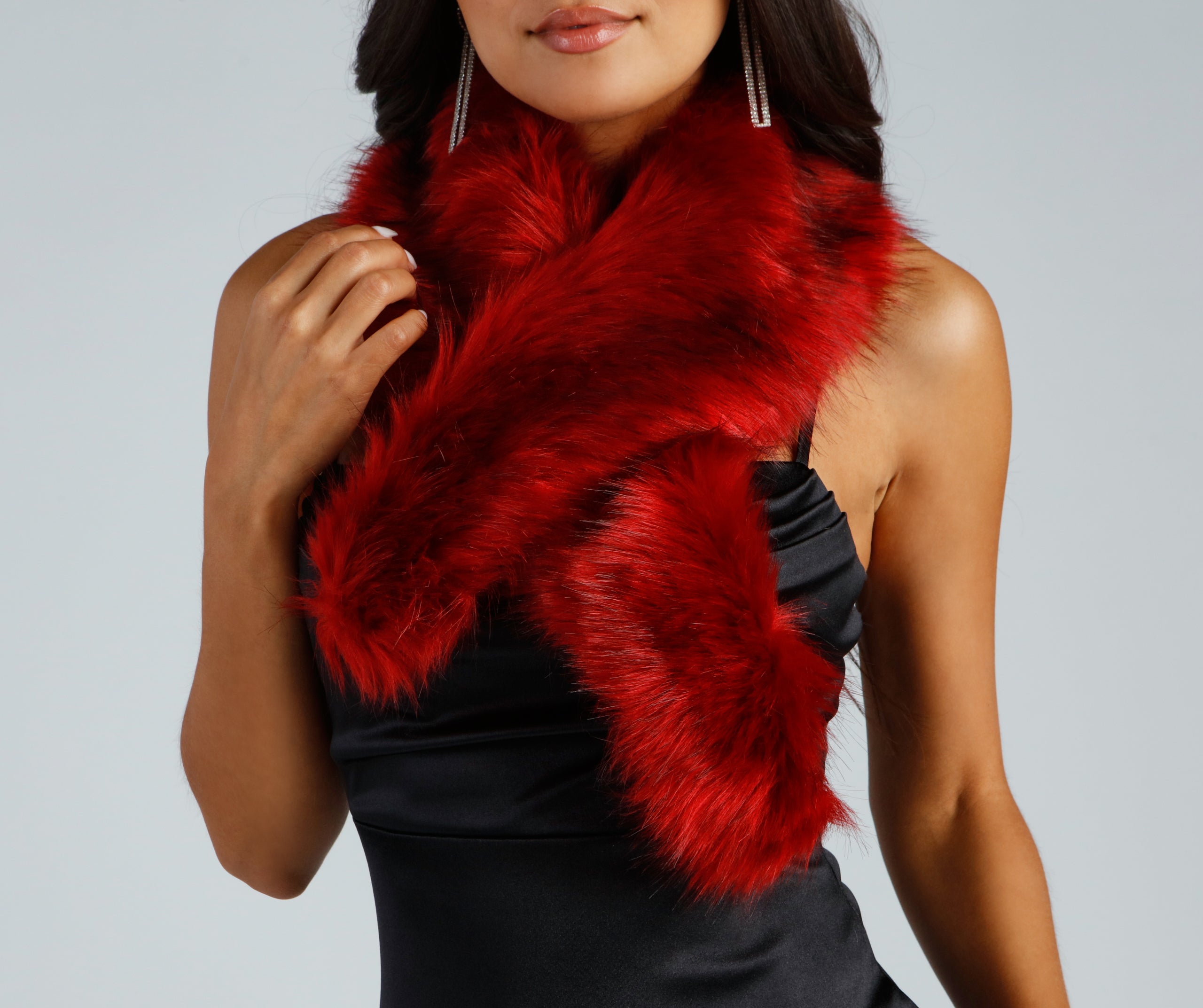 Regal Glamour Faux Fur Wrap