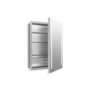 KOHLER Verdera 24 in. x 30 in. Surface-Mount Lighted Medicine Cabinet K-99007-TLC-NA