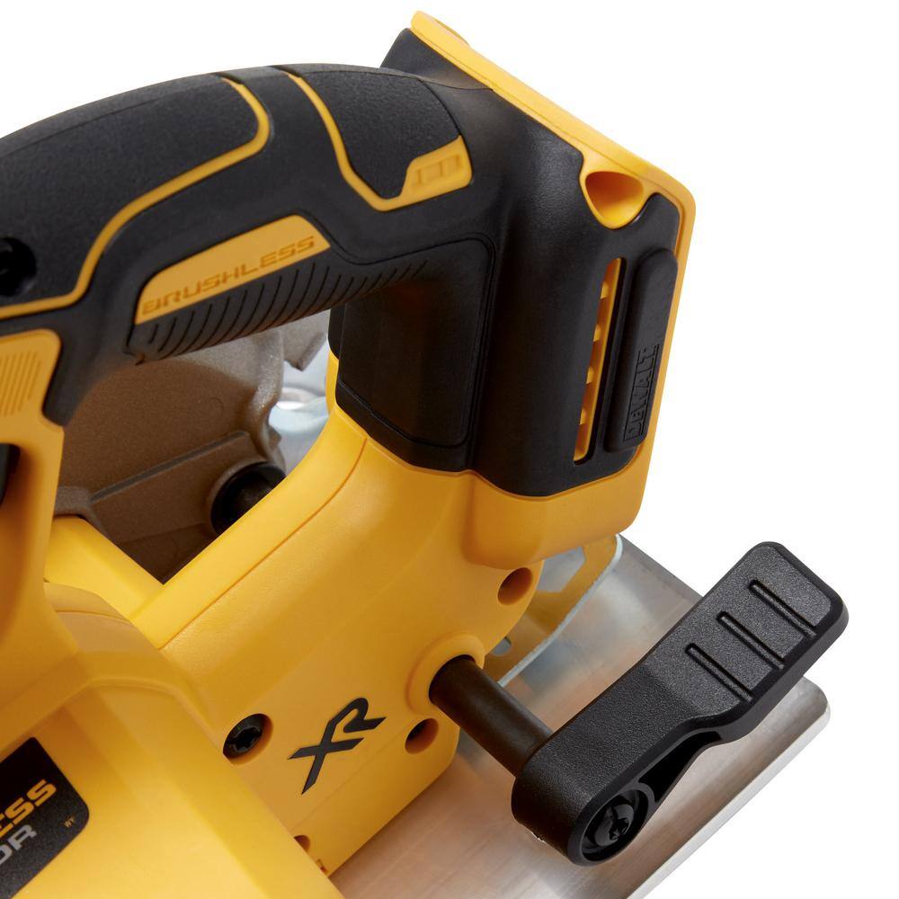 DEWALT DCS570P1 20-Volt MAX XR Cordless Brushless 7-1/4 in. Circular Saw with (1) 20-Volt Battery 5.0Ah and Charger