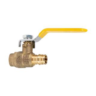 The Plumber's Choice 12 in. SWT x 12 in. Heavy Duty Brass Full Port PEX Ball Valve with PEX Connections (10 Pack) FSBL34-10-NL