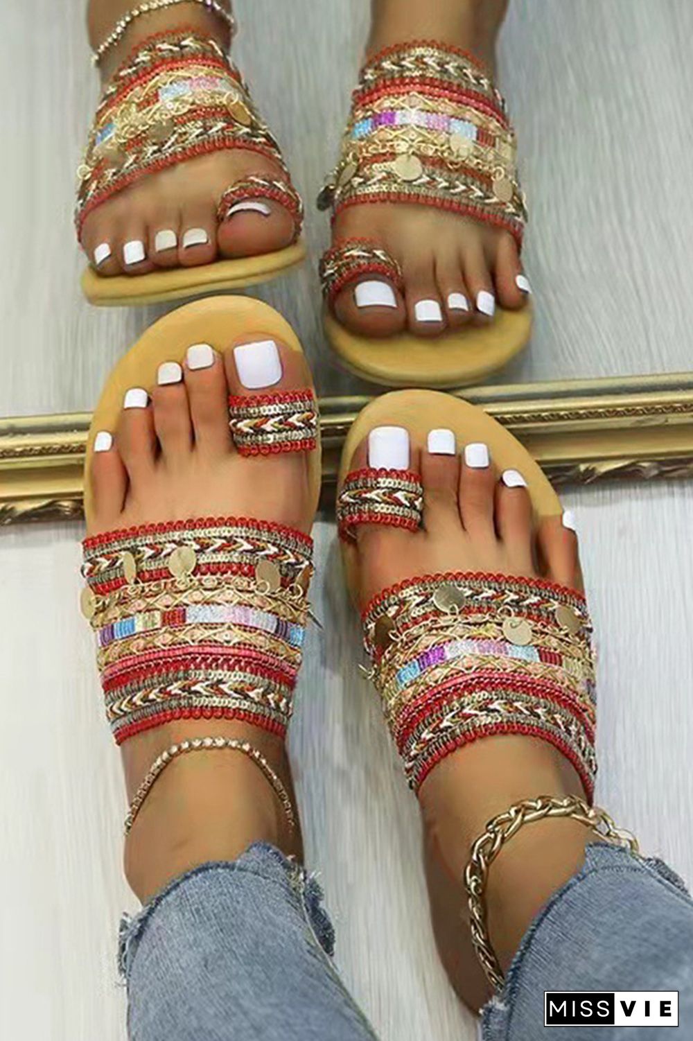 Beach Boho Flat Sandal Wholesale