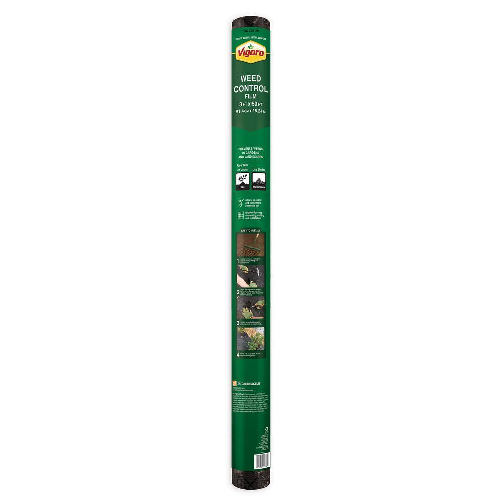 Vigoro 3 ft. x 50 ft. Weed Control Film 2.0 Roll 204138