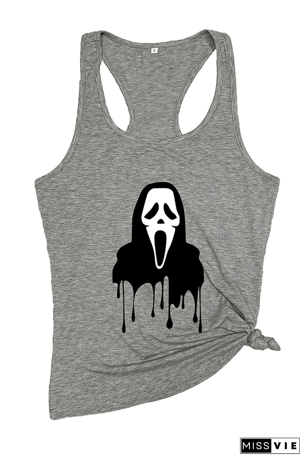 Ghost Face halloween O-neck Sleeveless Tank Top Wholesale