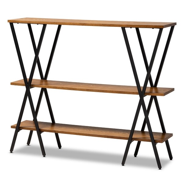 Norton Rustic and Industrial Wood and Console Table