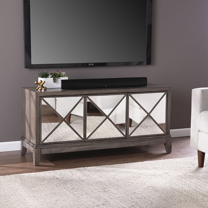 Southern Enterprises Wory Mirror Media Cabinet