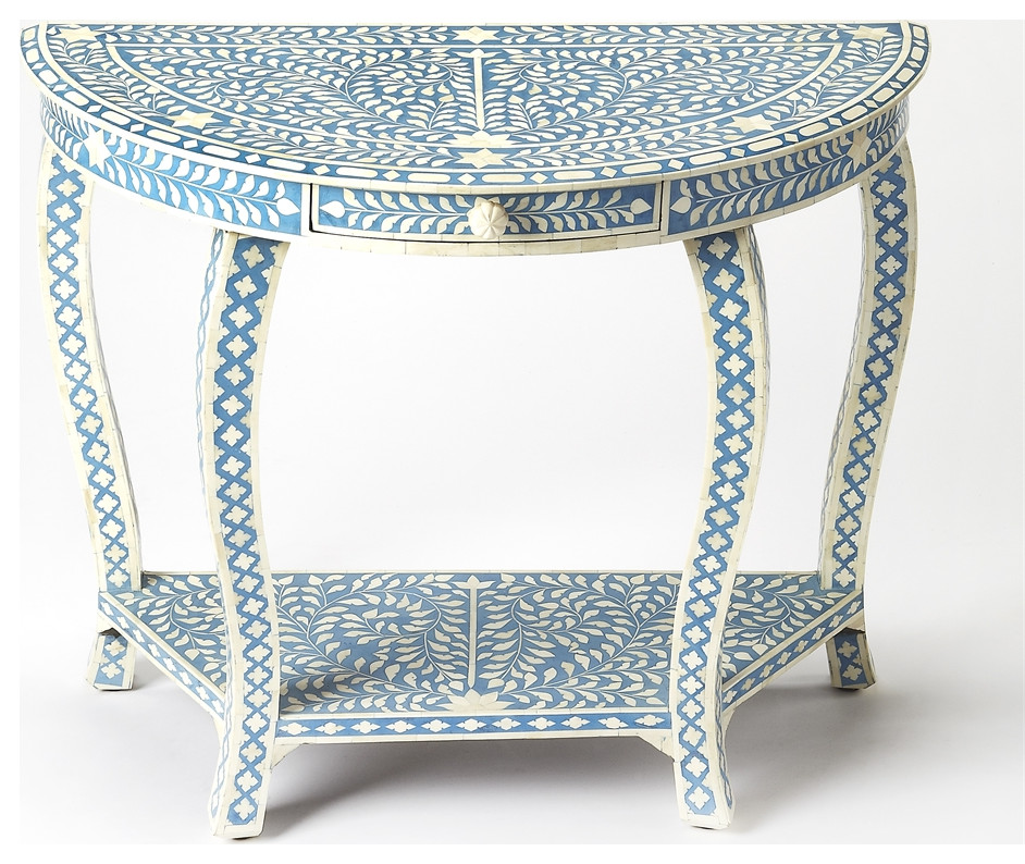 Blue Bone Console Table  Belen Kox   Contemporary   Coffee Tables   by BisonOffice  Houzz