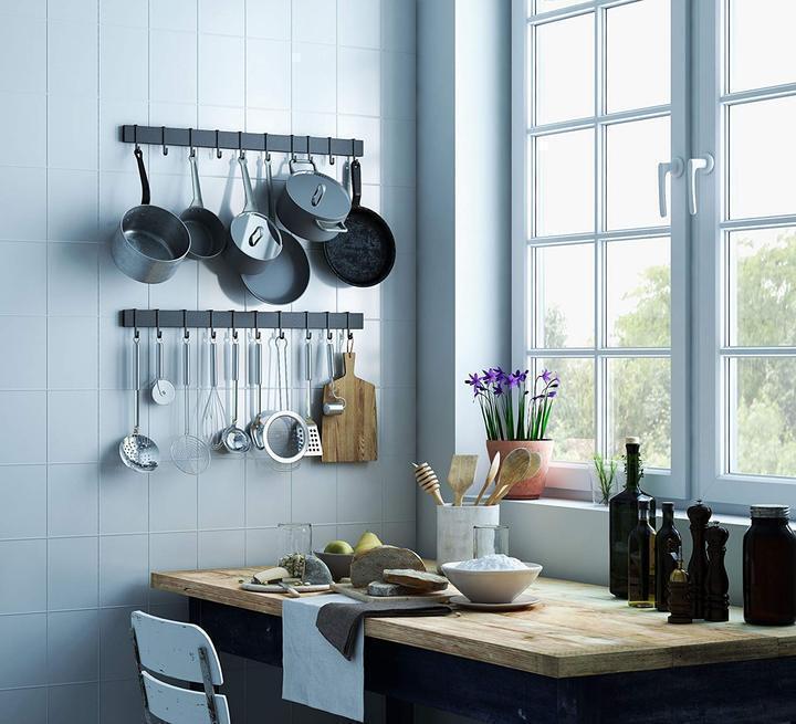 Under-Cabinet Hanger Rack(6 Hooks)