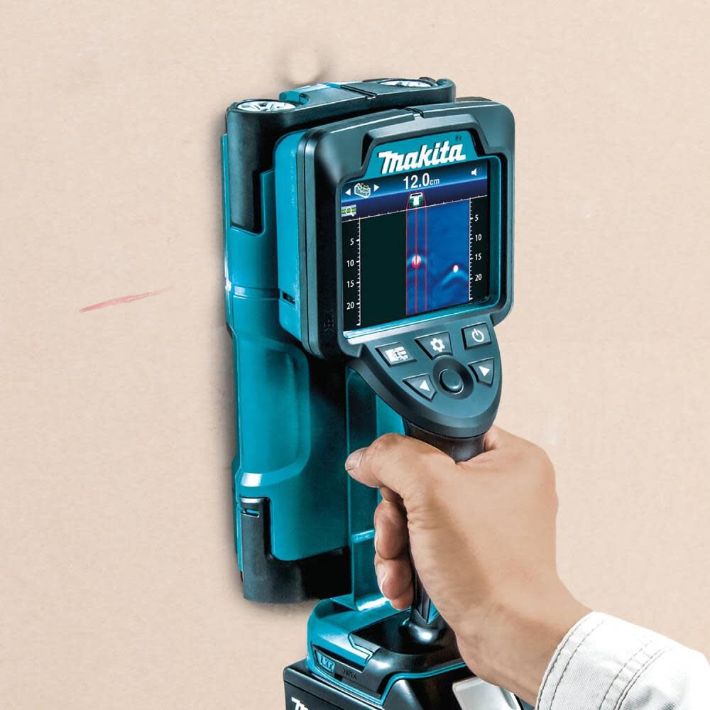 Makita 18V LXT LithiumIon Cordless Multi-Surface Scanner Kit (2.0Ah) with Interlocking Storage Case DWD181R1J from Makita