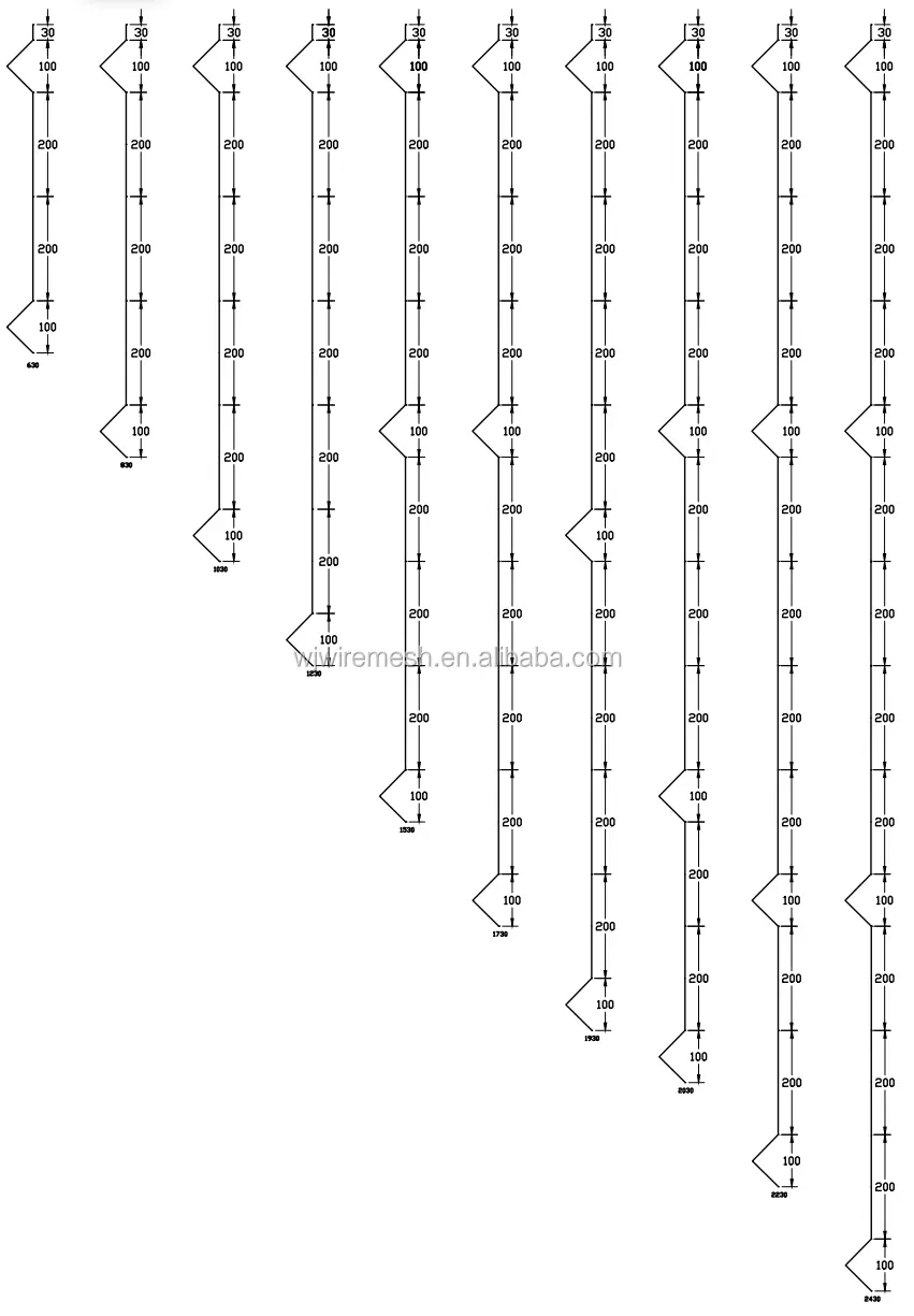 3d curved metal wire mesh fence factory supply