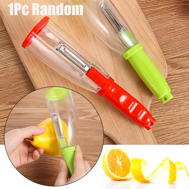 Vegetable Slicer, Spiral Vegetable Manual Cutter, Spiralizer, Transparent Kitchen Slicer, Handheld Upgrade Spiral Slicer, Spaghetti Maker, for Fruit, Vegetables