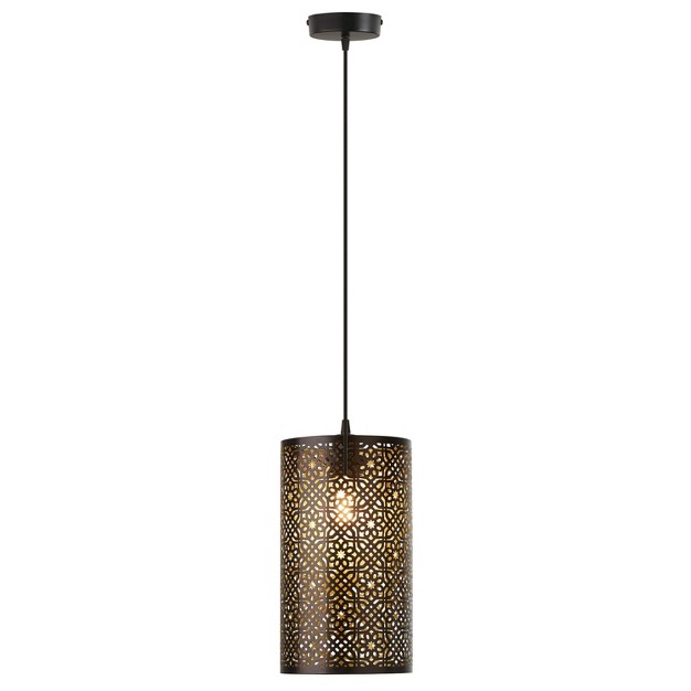 Rory 1 light Pendant Light In Black And Gold River Of Goods