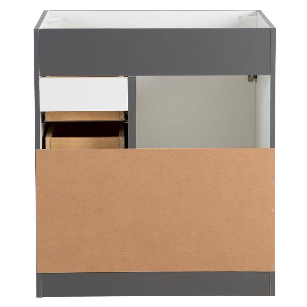 Home Decorators Collection Thornbriar 30 in. W x 21 in. D Bathroom Vanity Cabinet in Cement TB3021-CT