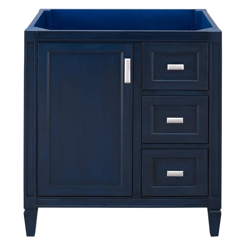 Home Decorators Collection Channing 30 in. W x 21 12 in. D Bath Vanity Cabinet Only in Royal Blue CGBV3022D