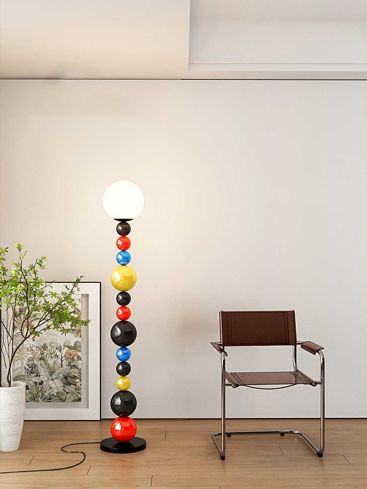 Colorful Round Ball Floor Lamp