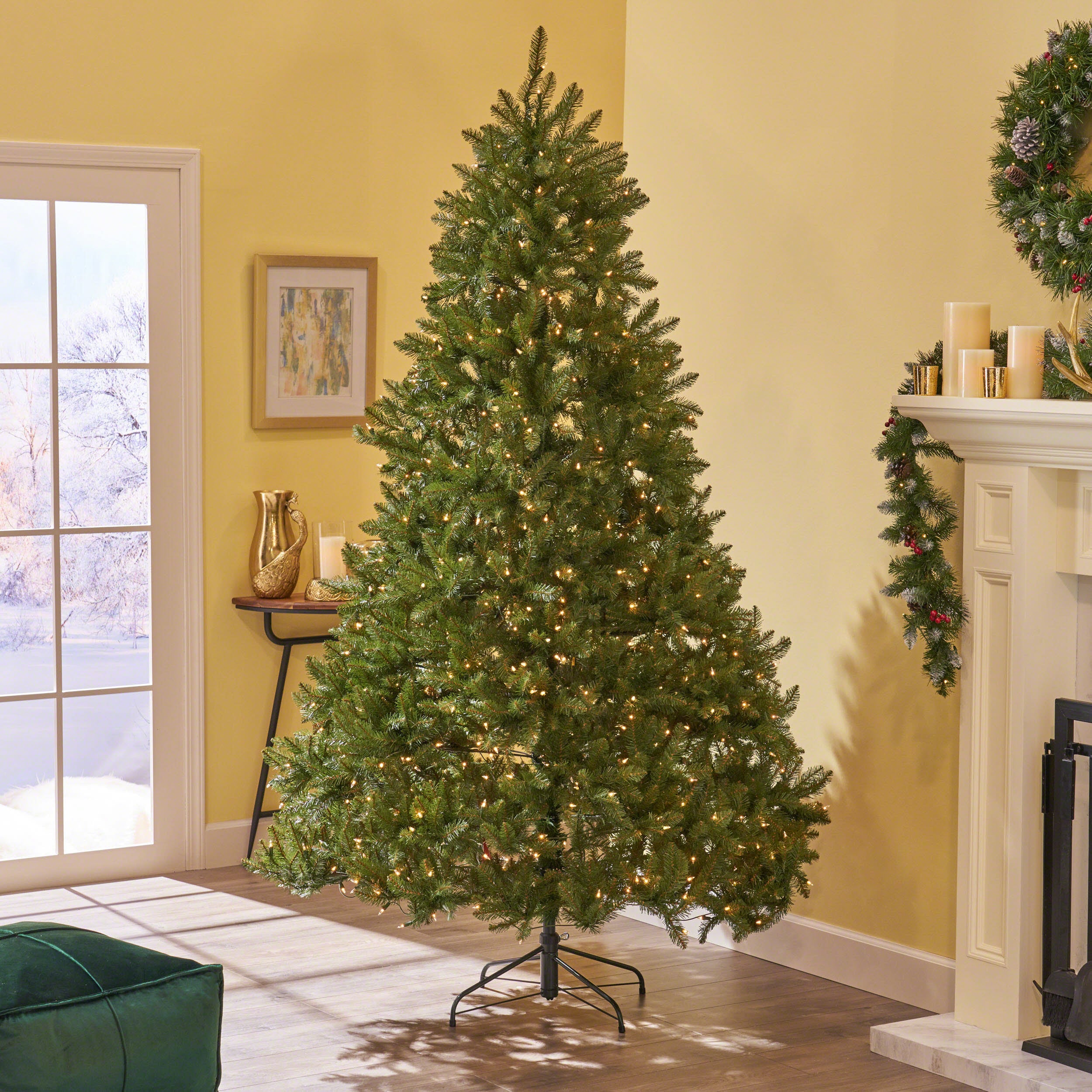 7.5-foot Fraser Fir Hinged Artificial Christmas Tree