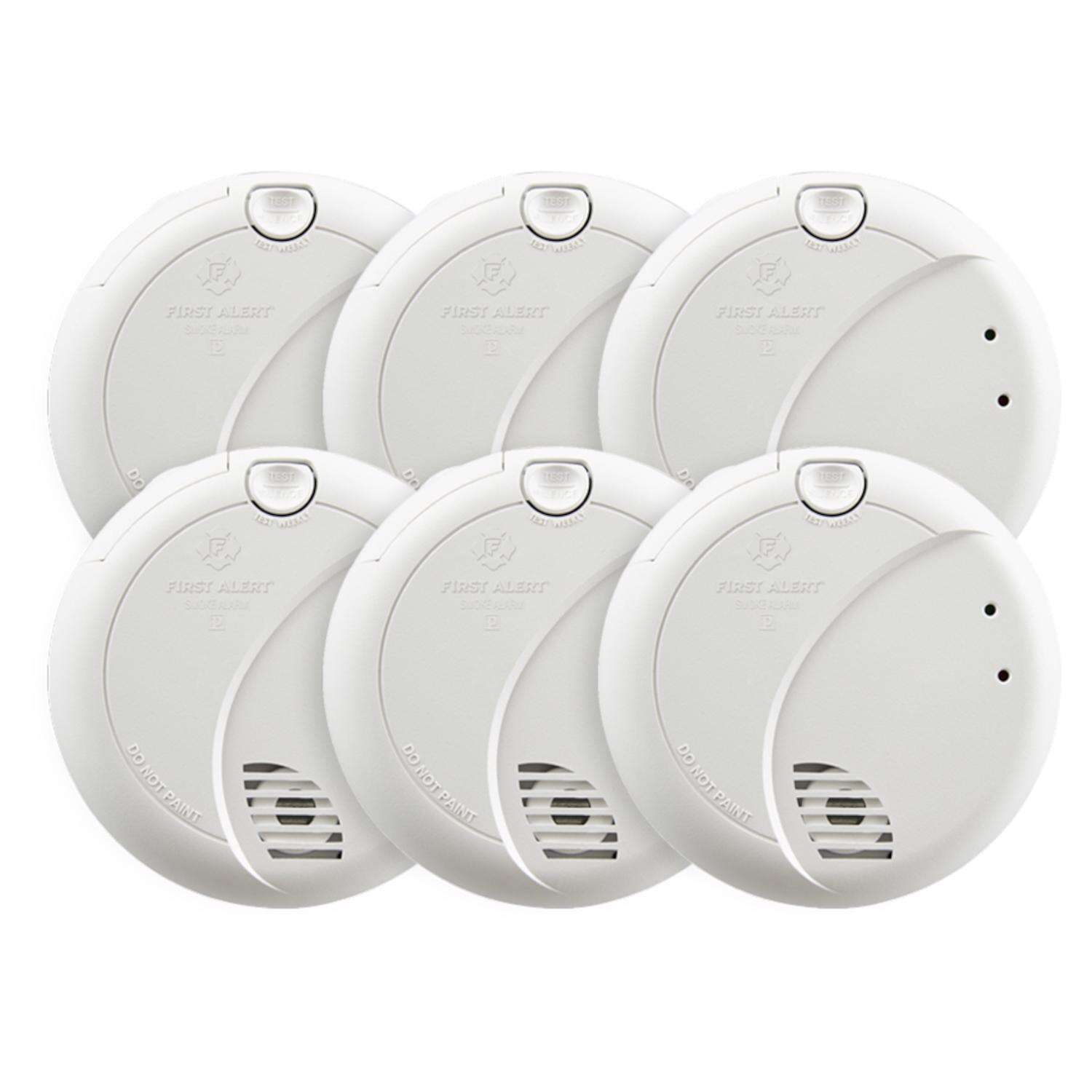 First Alert Hard-Wired w/Battery Back-up Photoelectric Smoke Detector