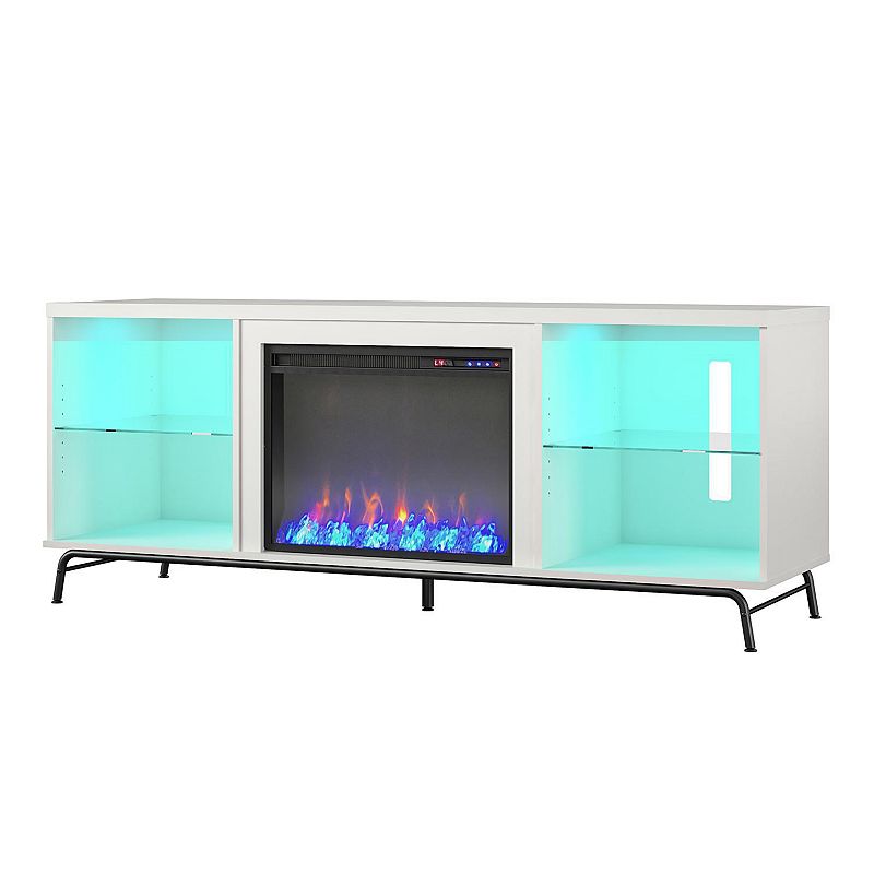 Ameriwood Home Melbourne Electric Fireplace TV Stand