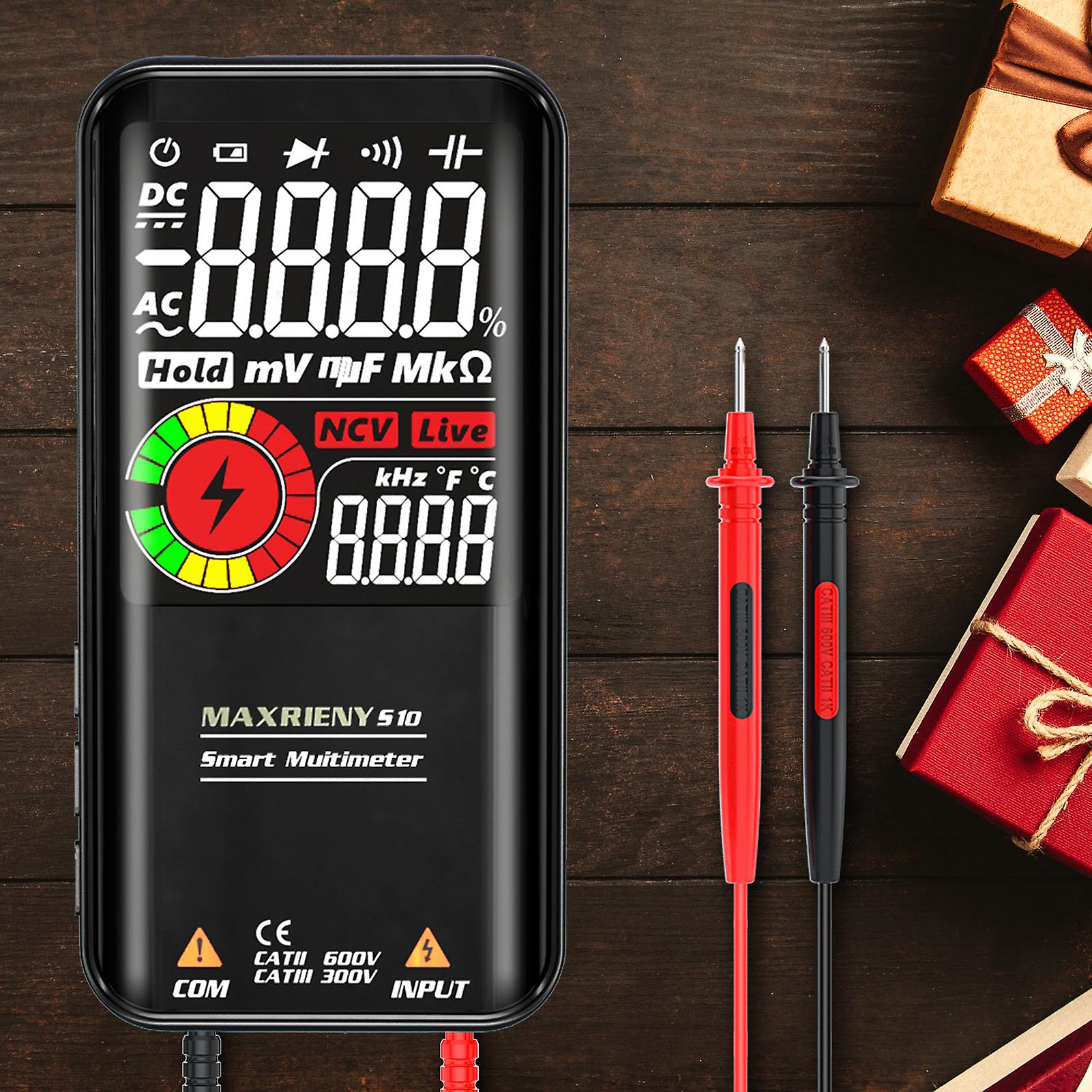 Digital Multimeter Auto Ranging Ac/dc Voltage Meter Resistance Capacitance Volt Ohm Tester Multitester