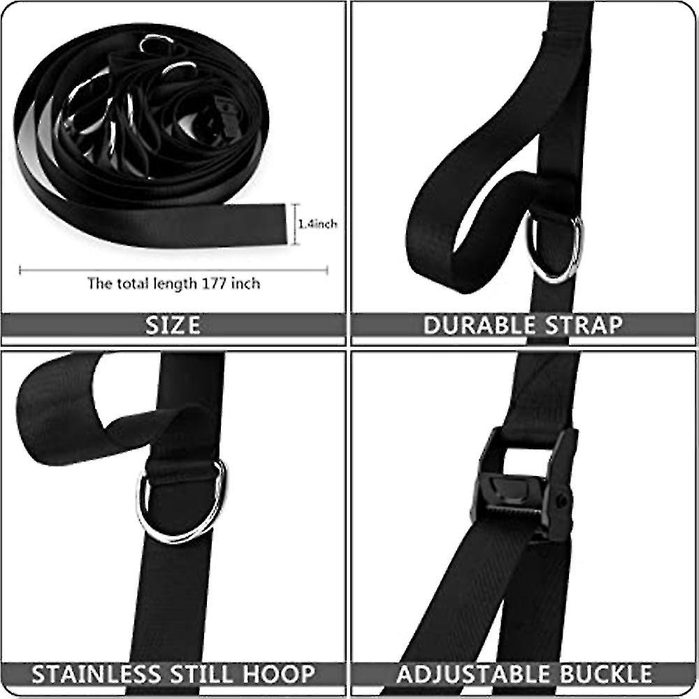 Door Anchor Strap For Resistance Bands， Workout Resistance Band Door Anchor Portable Easy Assemble