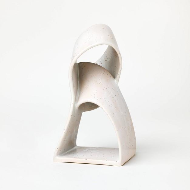 Ceramic Curved Sculpture Designed With Studio Mcgee