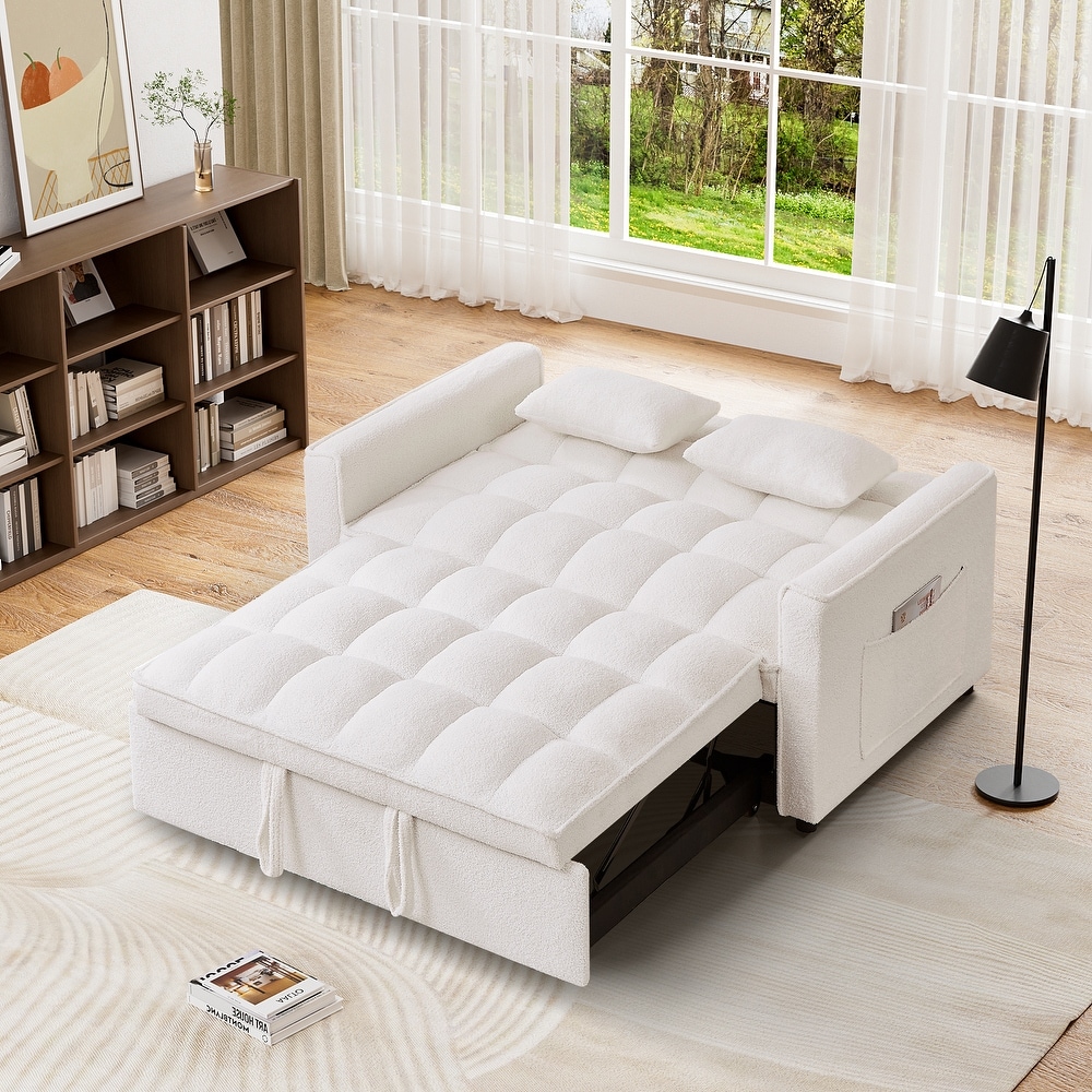 Ouyessir 3 in 1 Multi Functional Convertible Sleeper Sofa Bed