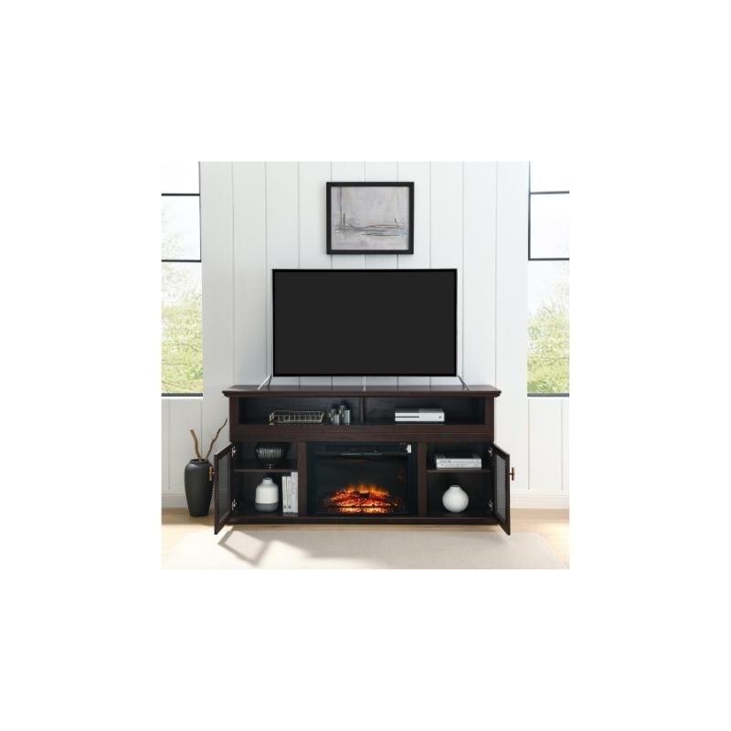 65 inches TV Stand with Electric Fireplace.